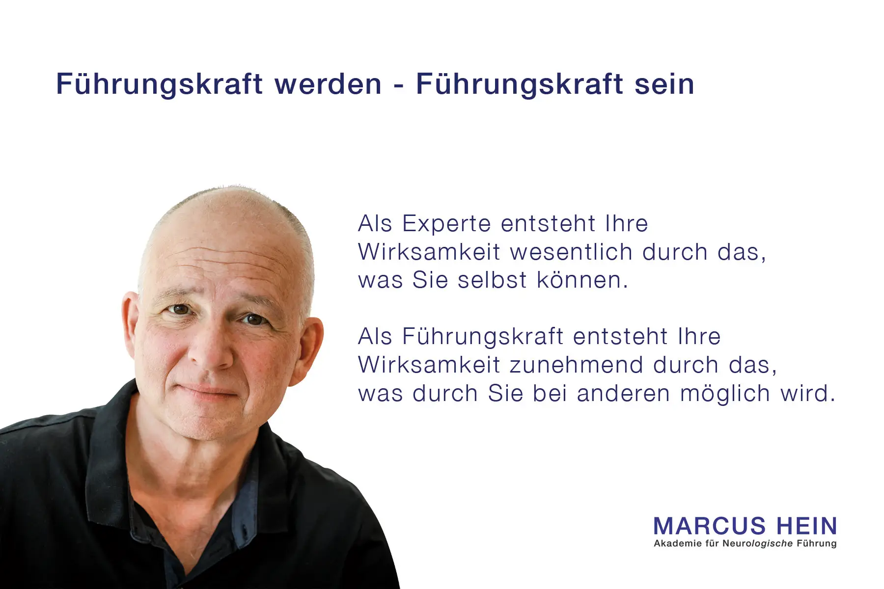 Führungskraft werden - Führungskraft sein