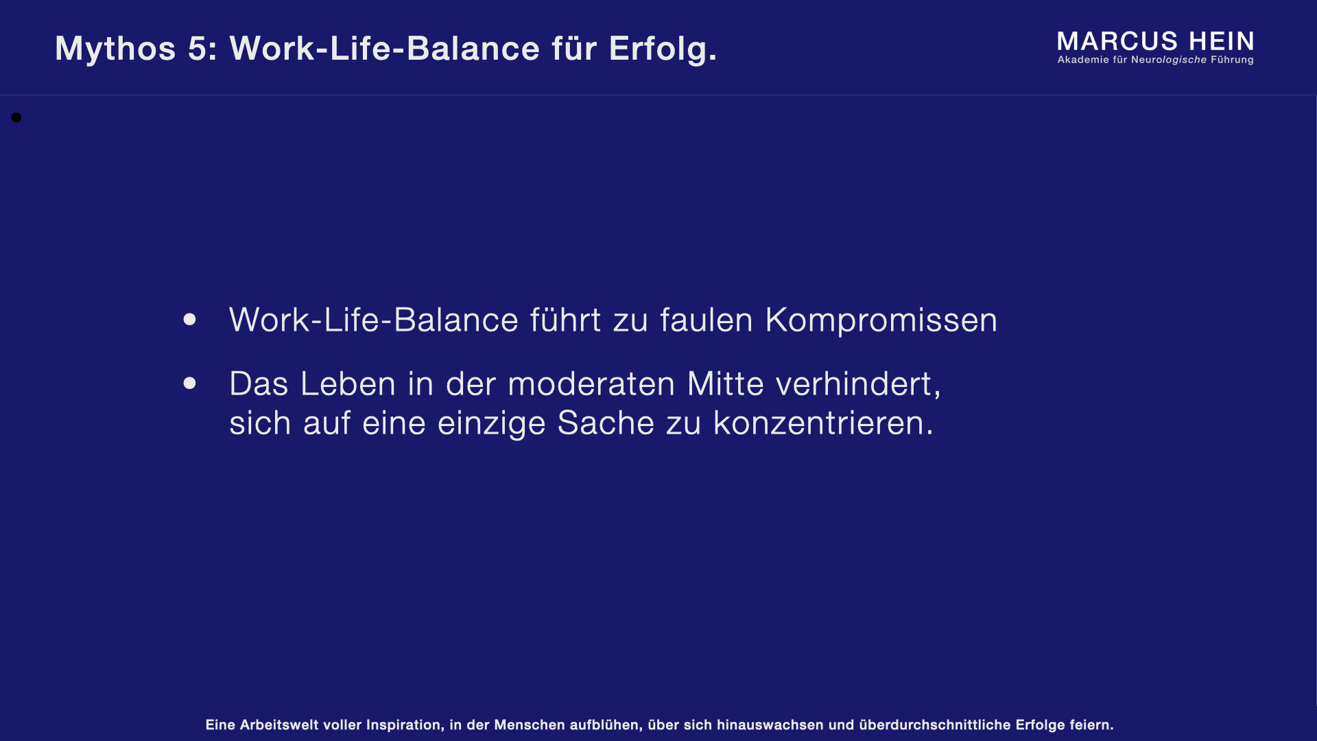 Mythos: Work-Life-Balance
