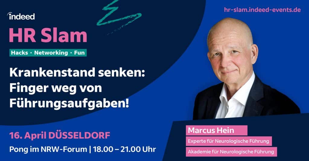 Vortrag Marcus Hein - Indeed HR Slam 2026 in Düsseldorf