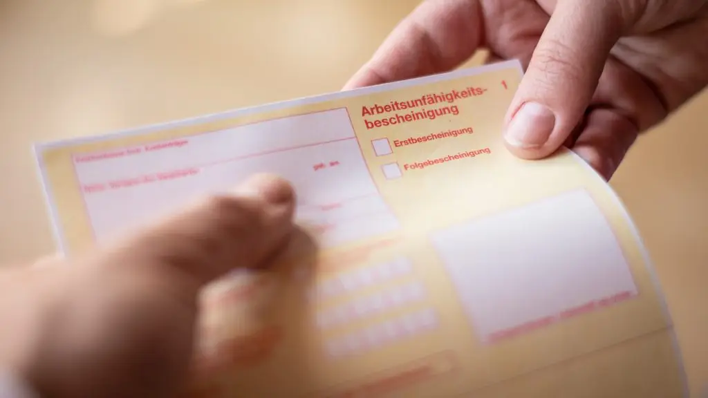 Arbeitsunfähigkeitsbescheinigung ab erstem Tag